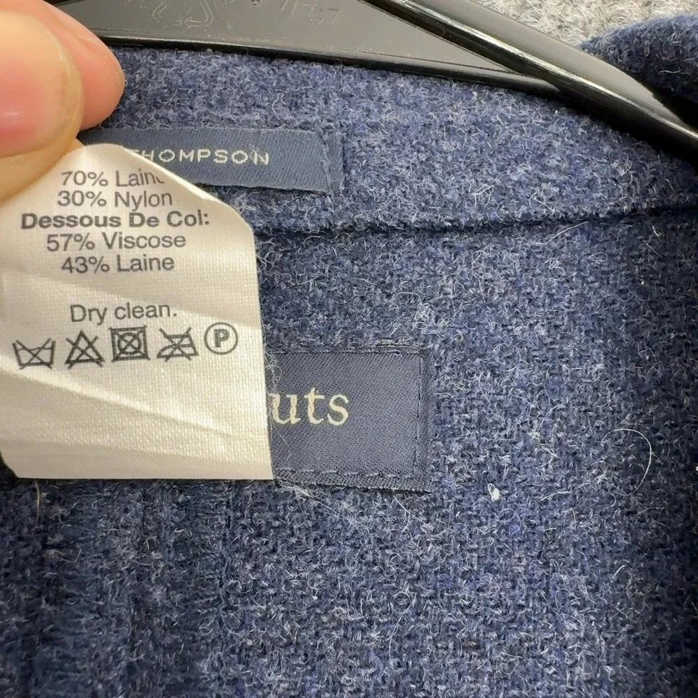 J Crew Crewcuts Blazer Boys 12 Blue Wool Thompson Jacket School Formal Preppy